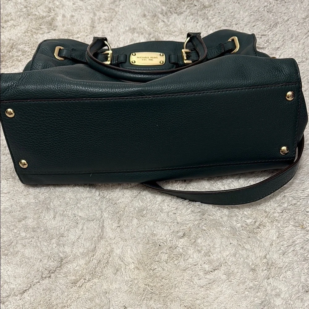 Michael Kors Hamilton Satchel Hunter Green